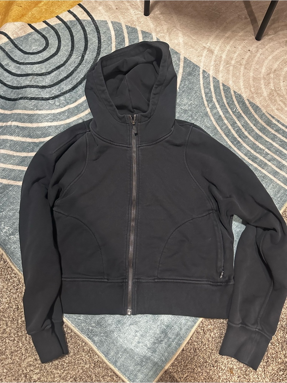 Lululemon Women’s Black Zip-Up Hooded Jacket